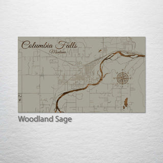 Columbia Falls, Montana Street Map