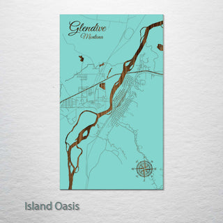 Glendive, Montana Street Map