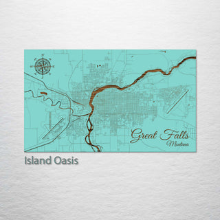 Great Falls, Montana Street Map
