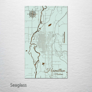 Hamilton, Montana Street Map