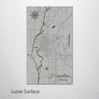 Hamilton, Montana Street Map