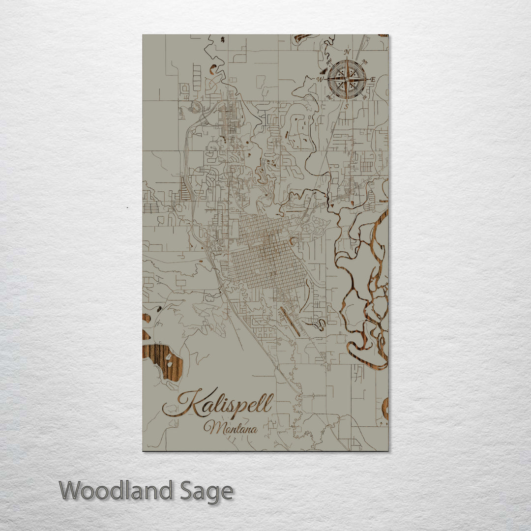 Kalispell, Montana Street Map