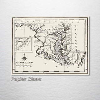 Historic Maryland Map