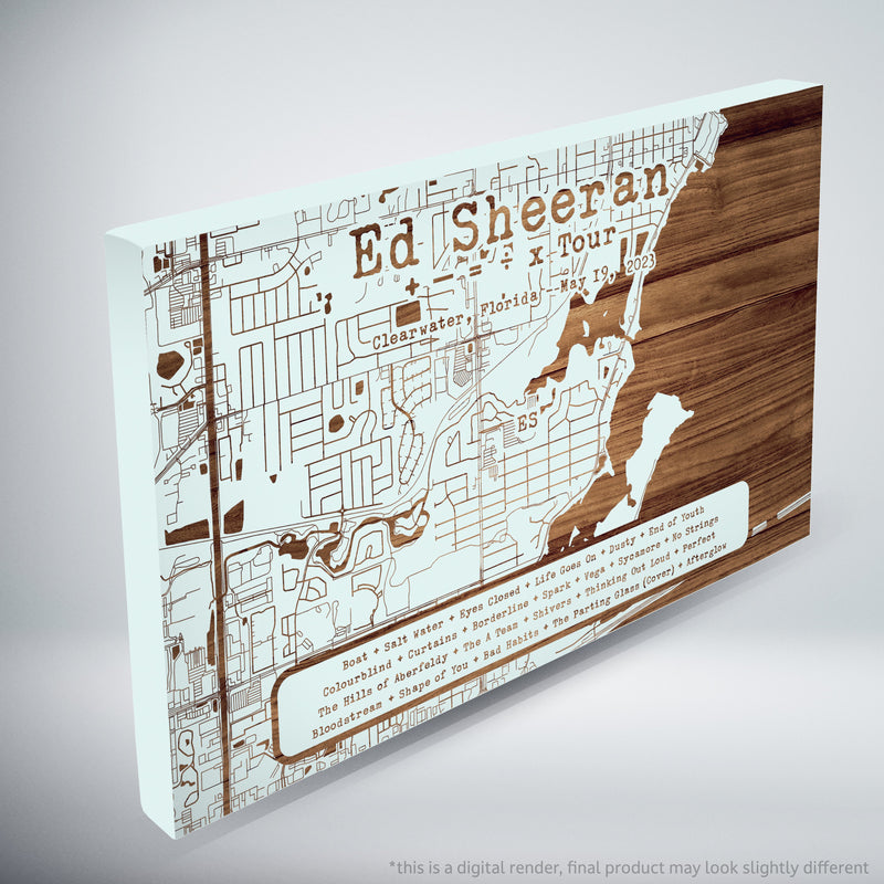 Ed Sheeran Mathematics Tour Setlist - Limited Edition