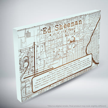 Ed Sheeran Mathematics Tour Setlist - Limited Edition