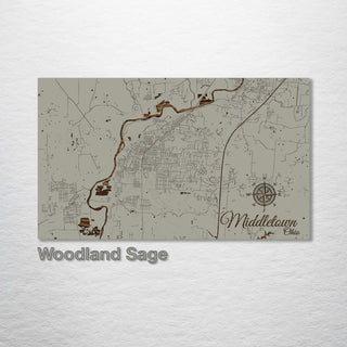 Middletown, Ohio Street Map - Fire & Pine