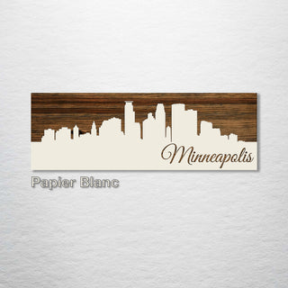 Minneapolis, Minnesota Skyline - Fire & Pine