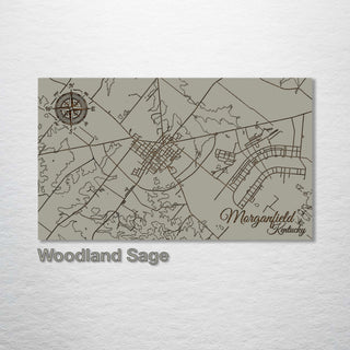 Morganfield, Kentucky Street Map - Fire & Pine