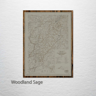 Pisgah National Forest, North Carolina Street Map