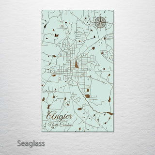 Angier, North Carolina Street Map
