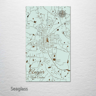 Angier, North Carolina Street Map