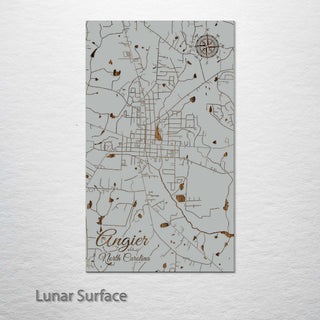 Angier, North Carolina Street Map