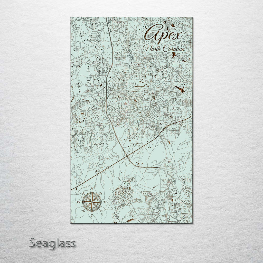 Apex, North Carolina Street Map