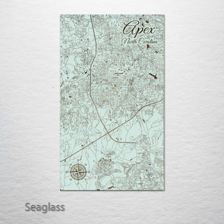 Apex, North Carolina Street Map