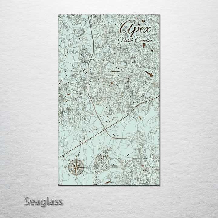 Apex, North Carolina Street Map