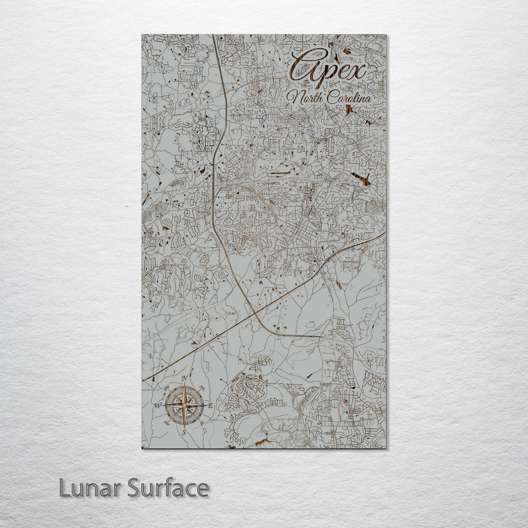 Apex, North Carolina Street Map