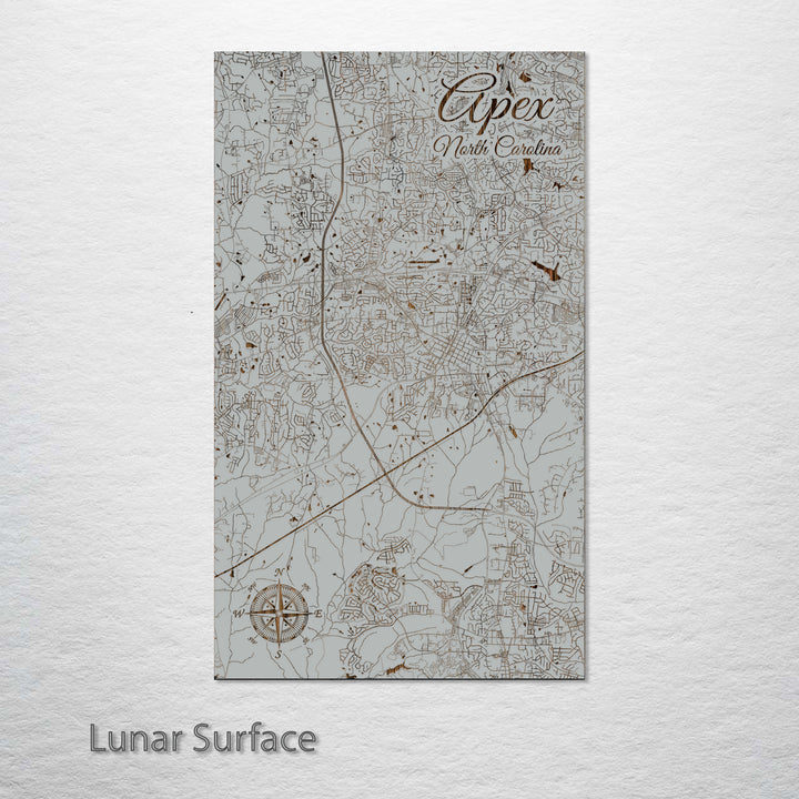 Apex, North Carolina Street Map