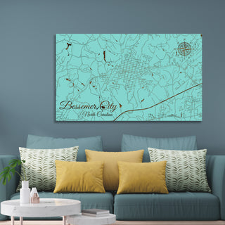 Bessemer City, North Carolina Street Map