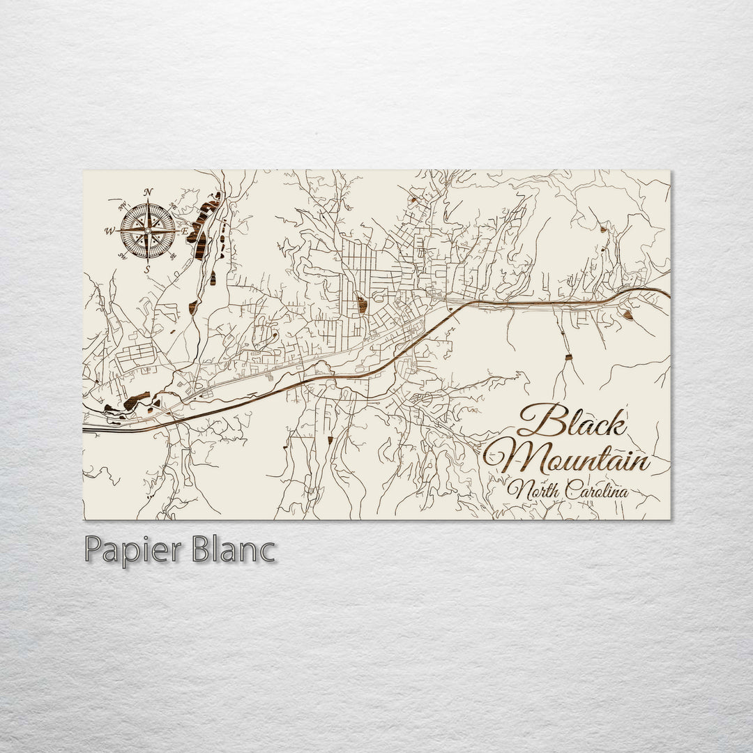 Black Mountain, North Carolina Street Map