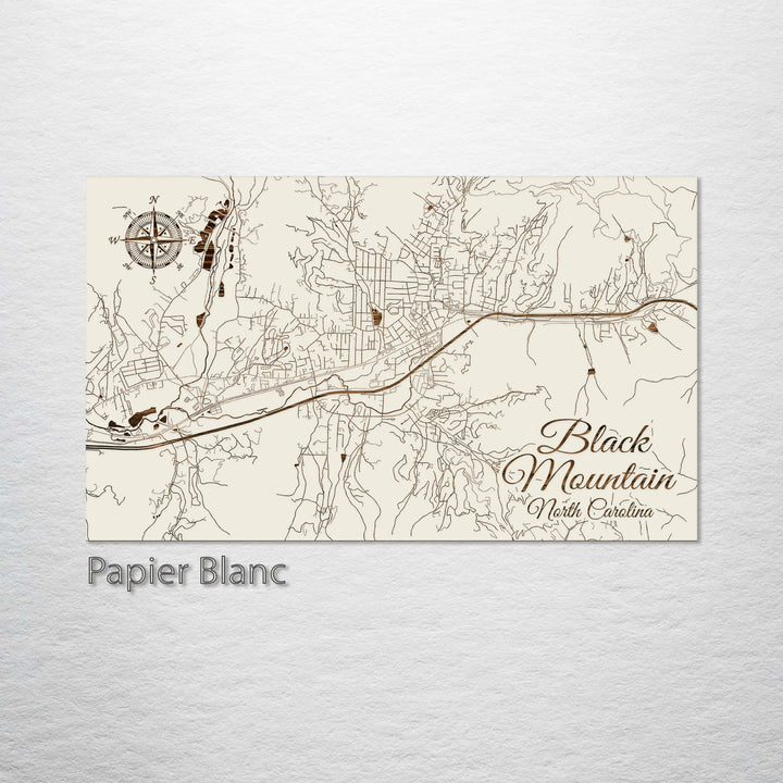 Black Mountain, North Carolina Street Map