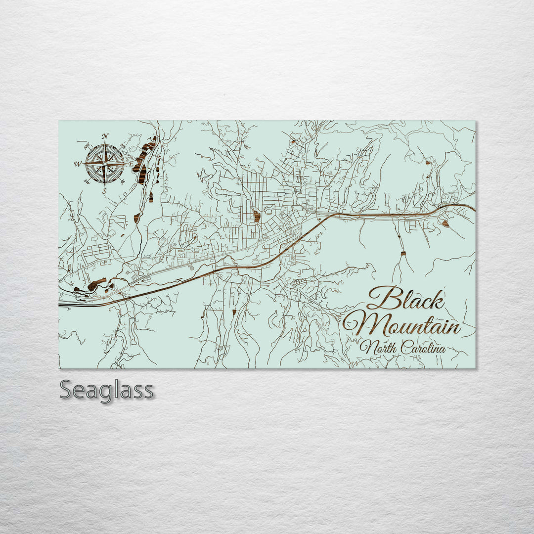 Black Mountain, North Carolina Street Map