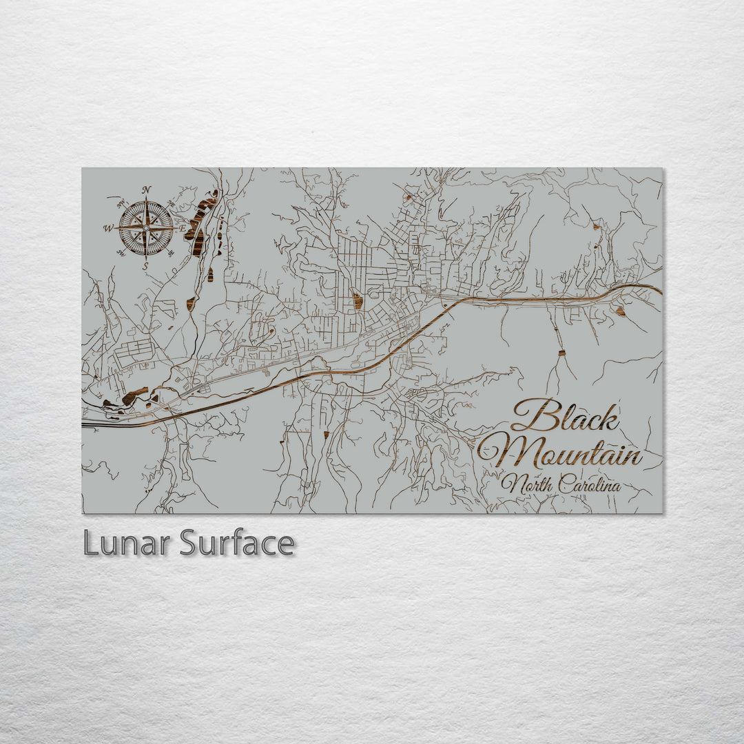 Black Mountain, North Carolina Street Map