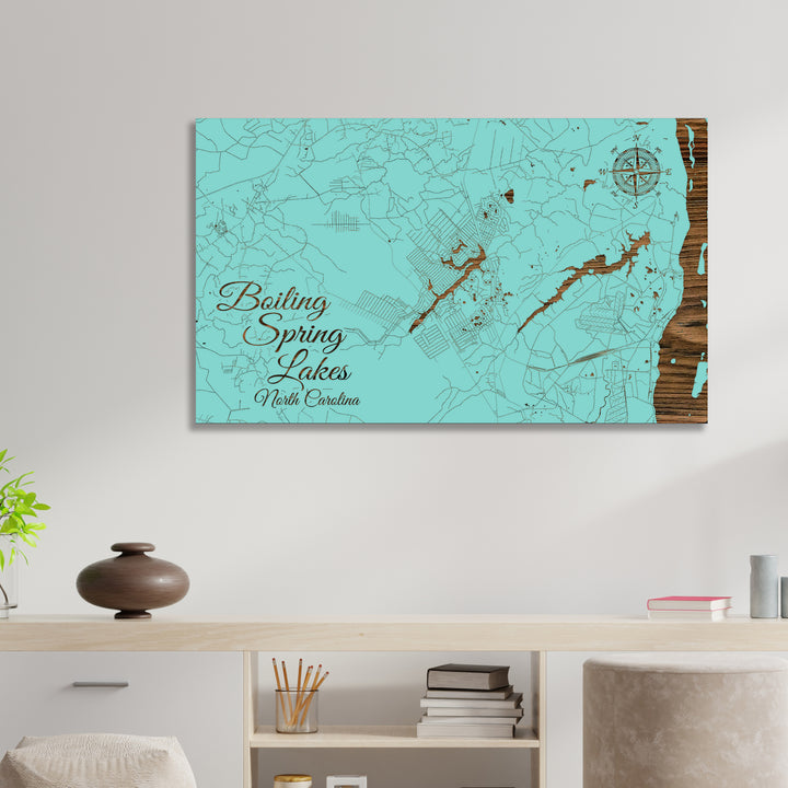 Boiling Spring Lakes, North Carolina Street Map