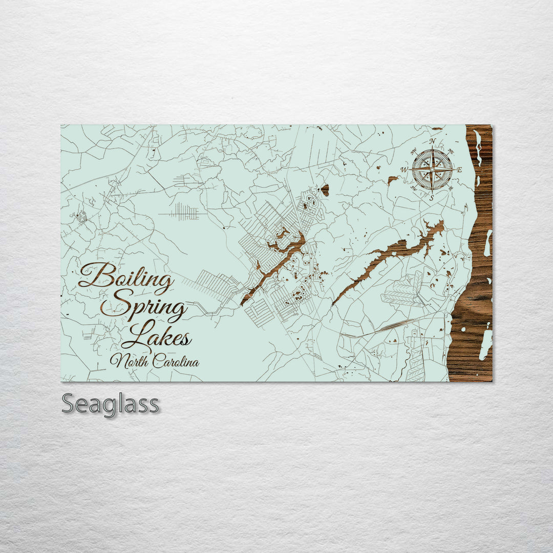 Boiling Spring Lakes, North Carolina Street Map