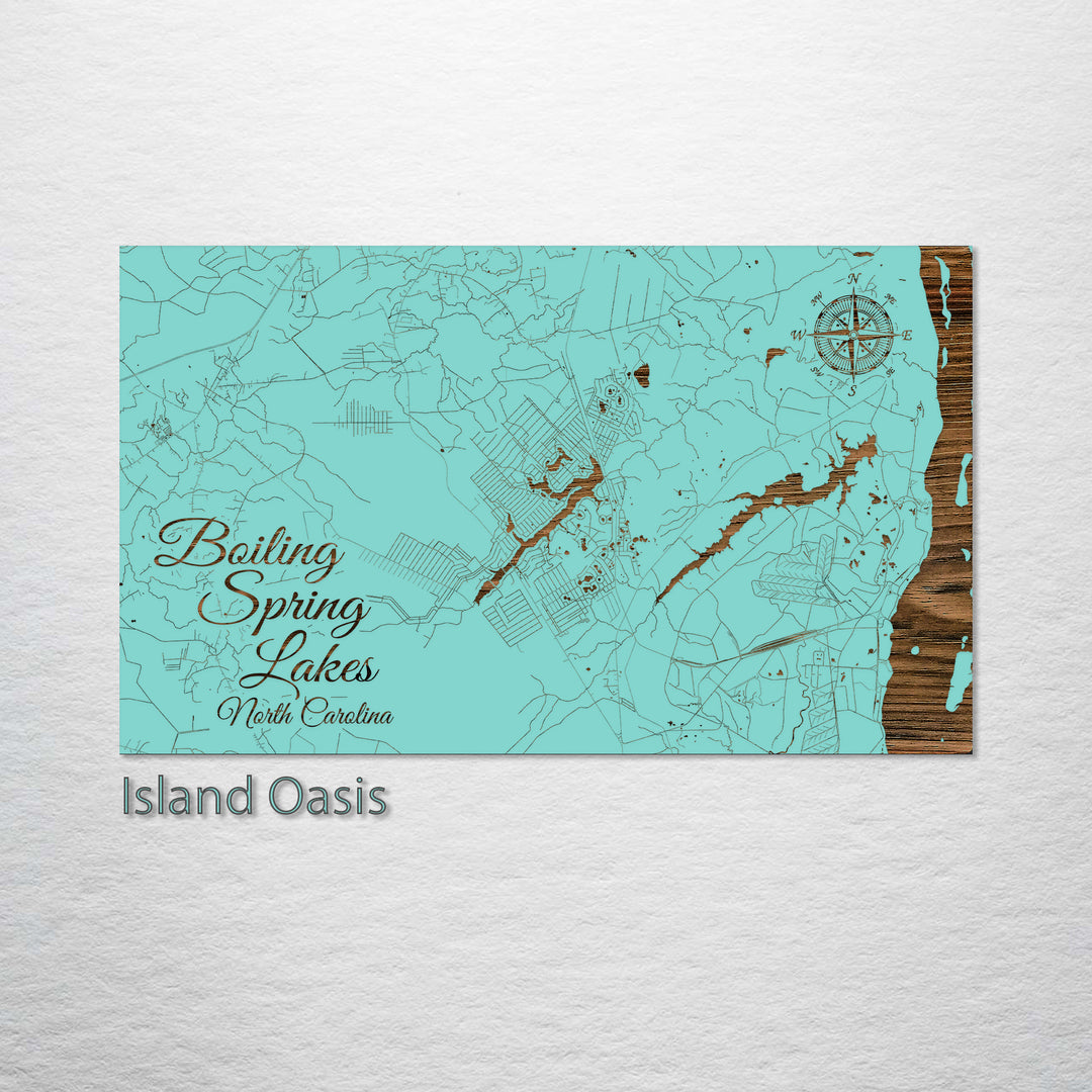 Boiling Spring Lakes, North Carolina Street Map