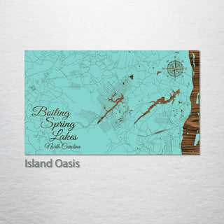 Boiling Spring Lakes, North Carolina Street Map