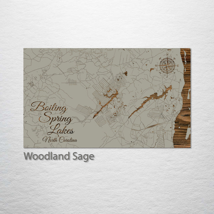 Boiling Spring Lakes, North Carolina Street Map