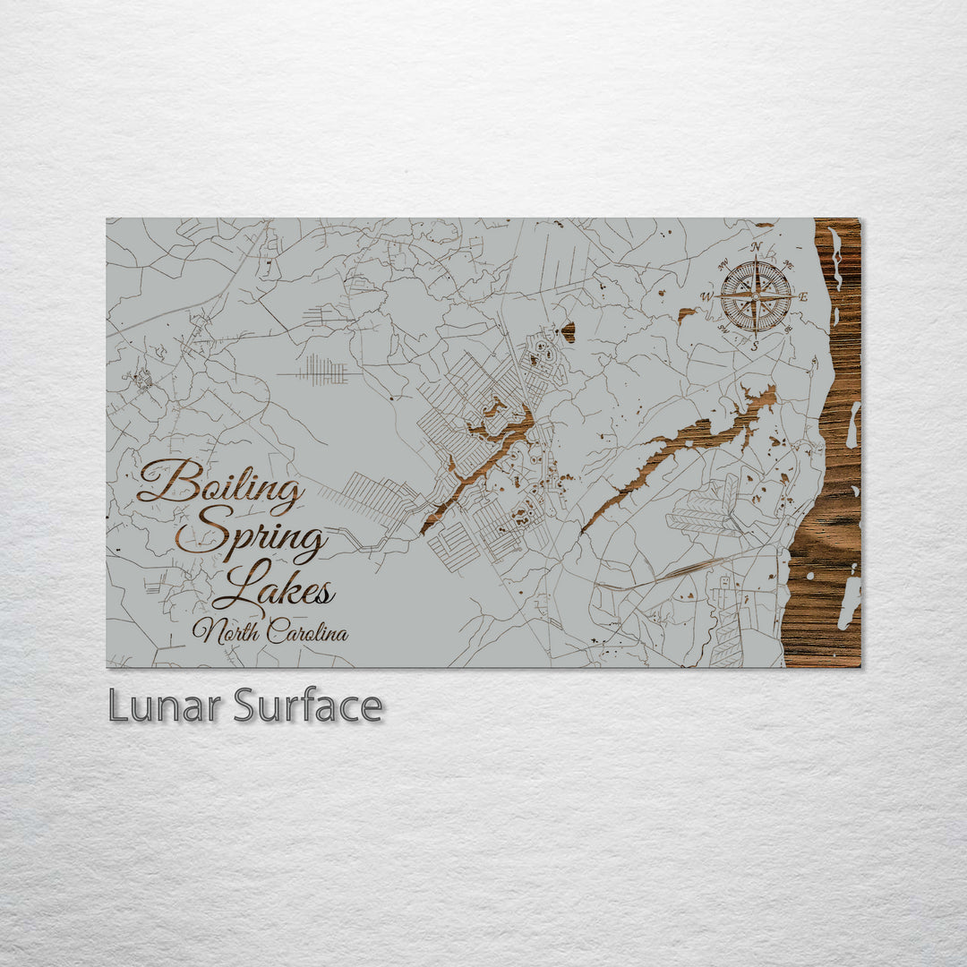 Boiling Spring Lakes, North Carolina Street Map