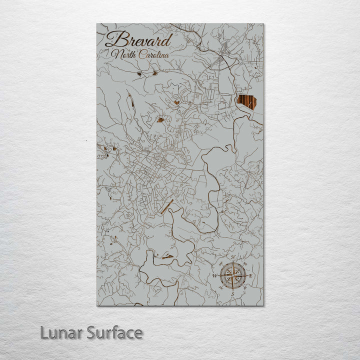 Brevard, North Carolina Street Map