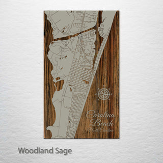 Carolina Beach, North Carolina Street Map