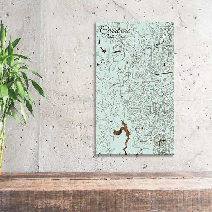 Carrboro, North Carolina Street Map