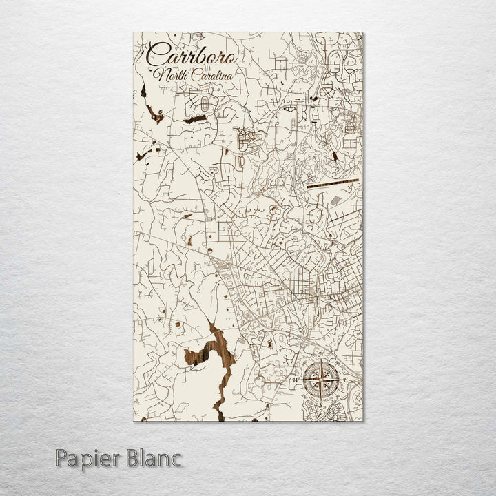 Carrboro, North Carolina Street Map