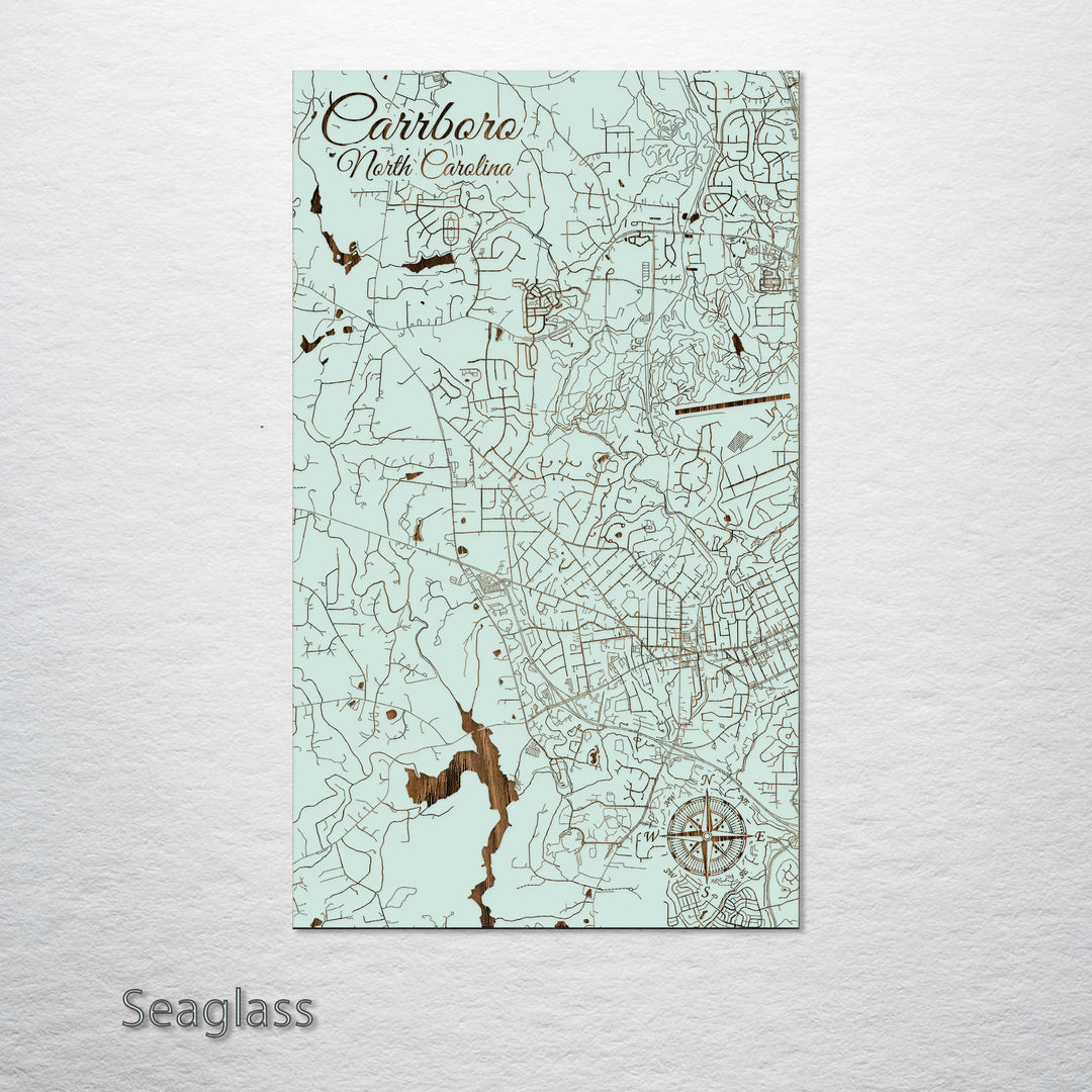 Carrboro, North Carolina Street Map