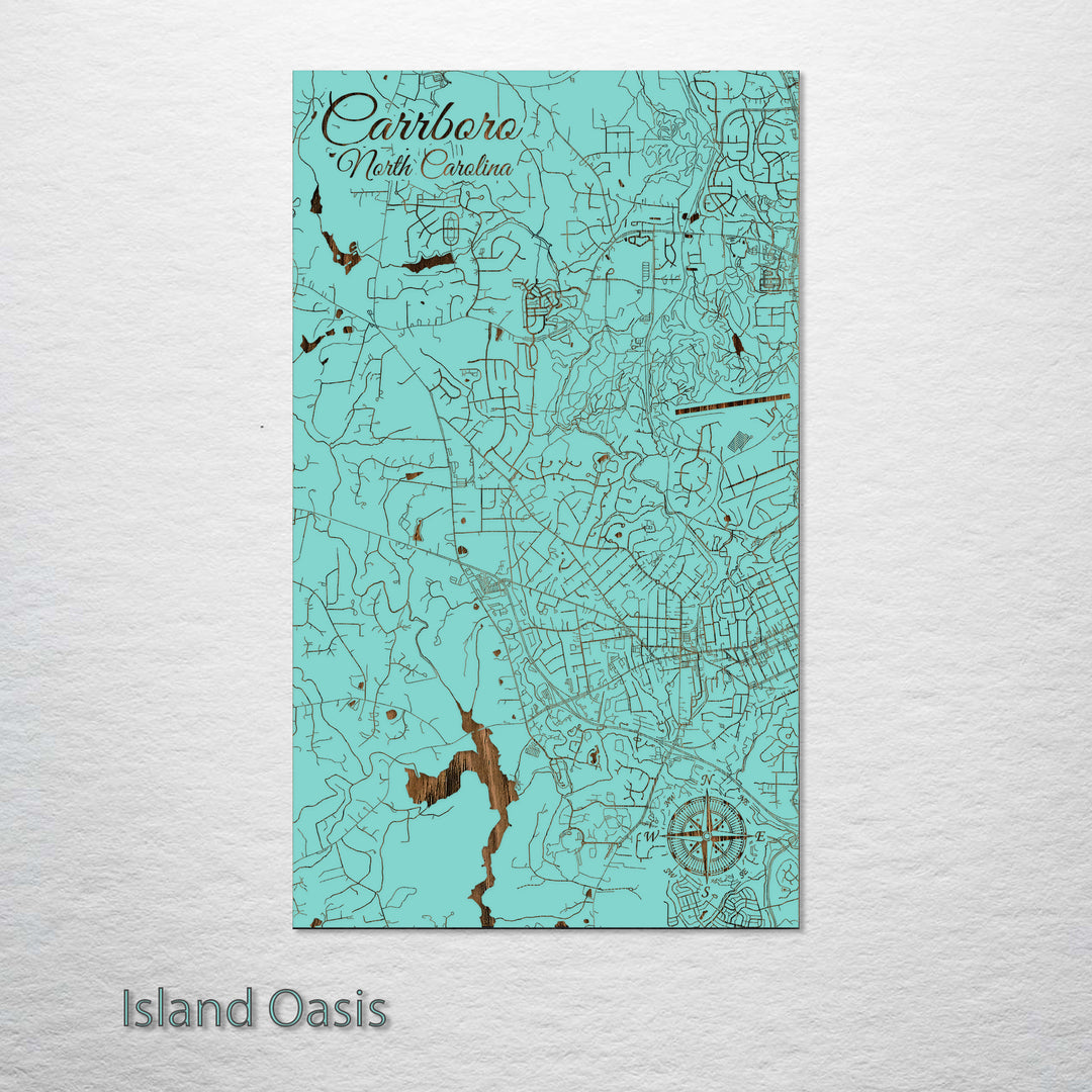 Carrboro, North Carolina Street Map