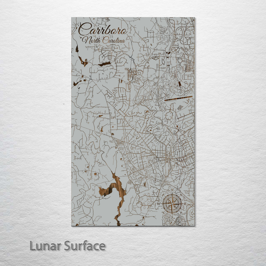 Carrboro, North Carolina Street Map