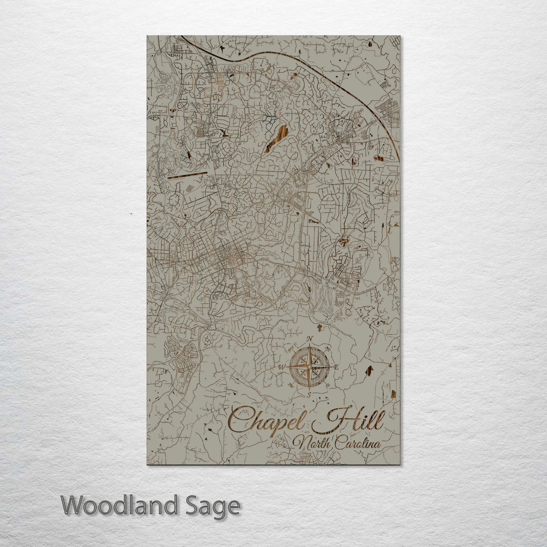 Chapel Hill, North Carolina Street Map