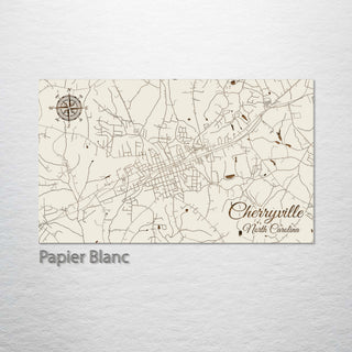 Cherryville, North Carolina Street Map