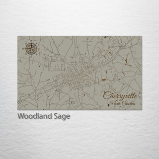 Cherryville, North Carolina Street Map