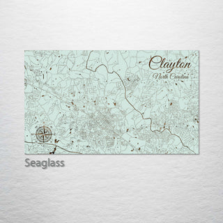 Clayton, North Carolina Street Map
