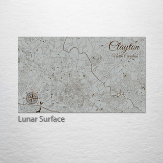 Clayton, North Carolina Street Map