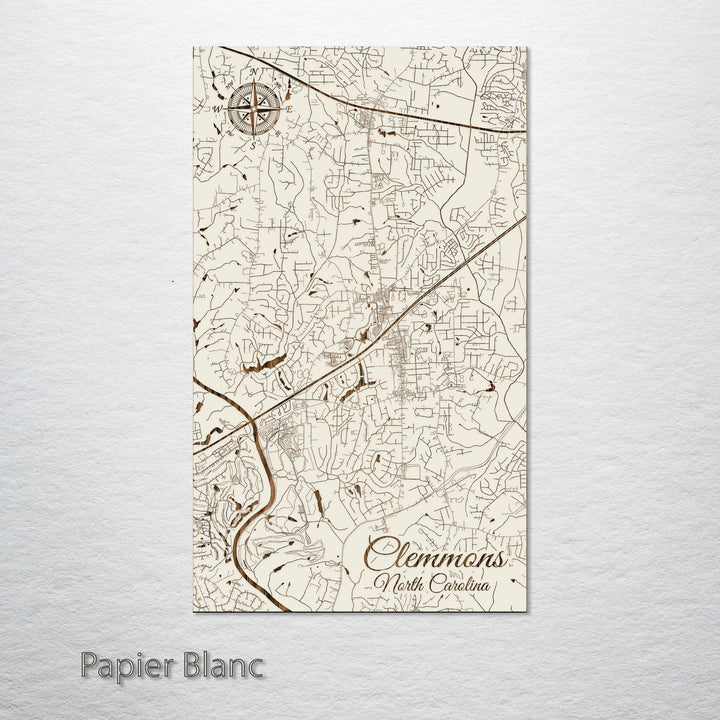 Clemmons, North Carolina Street Map
