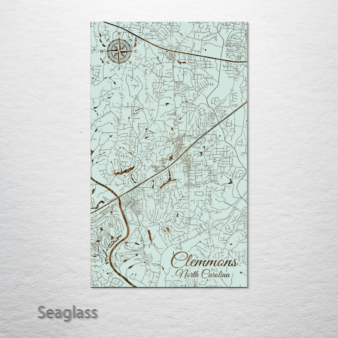 Clemmons, North Carolina Street Map