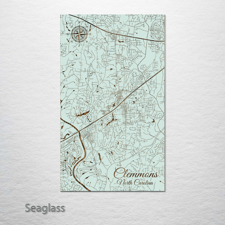 Clemmons, North Carolina Street Map