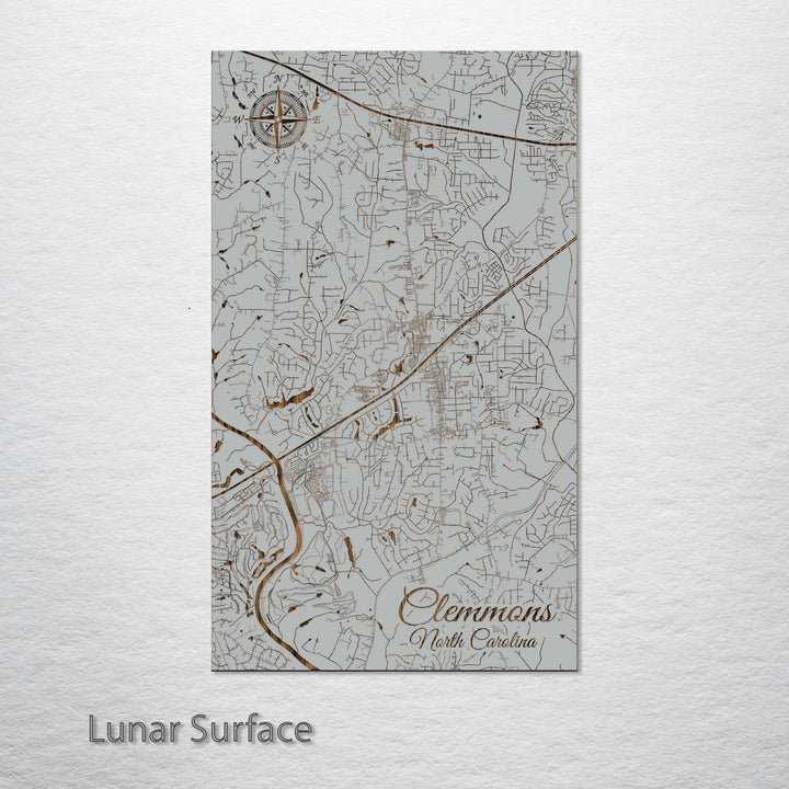 Clemmons, North Carolina Street Map