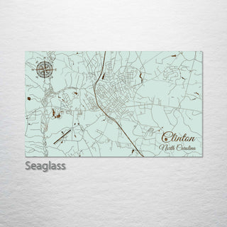 Clinton, North Carolina Street Map