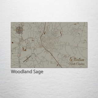 Clinton, North Carolina Street Map
